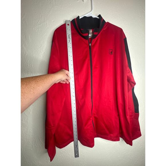 AND1 Red Full-Zip Track Jacket Mens XXL Streetwear Sports Warm-Up - Picture 2 of 7